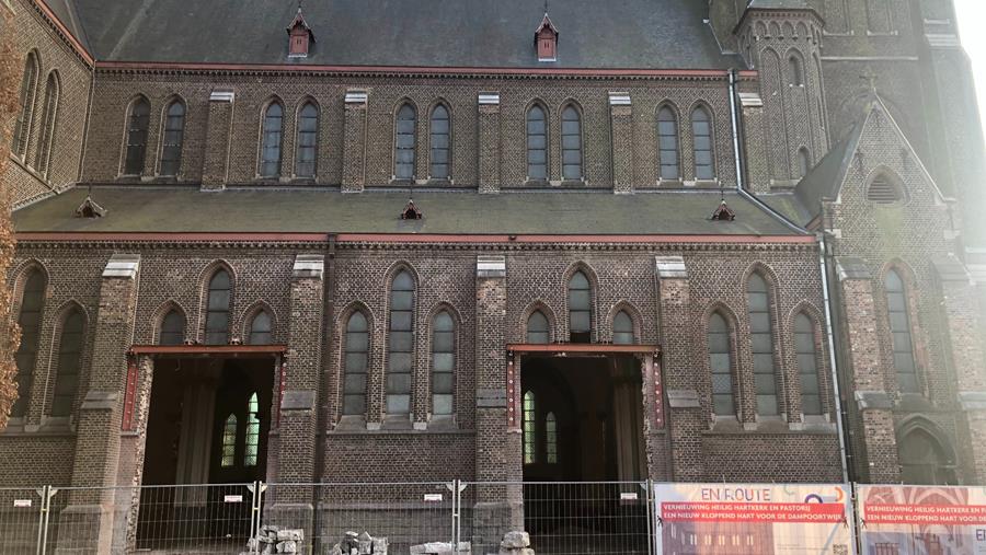 L'église du Sacré-Cœur de Gand est en cours de rénovation