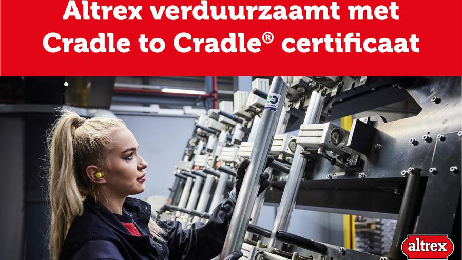 Altrex heeft het Cradle to Cradle®-certificaat behaald