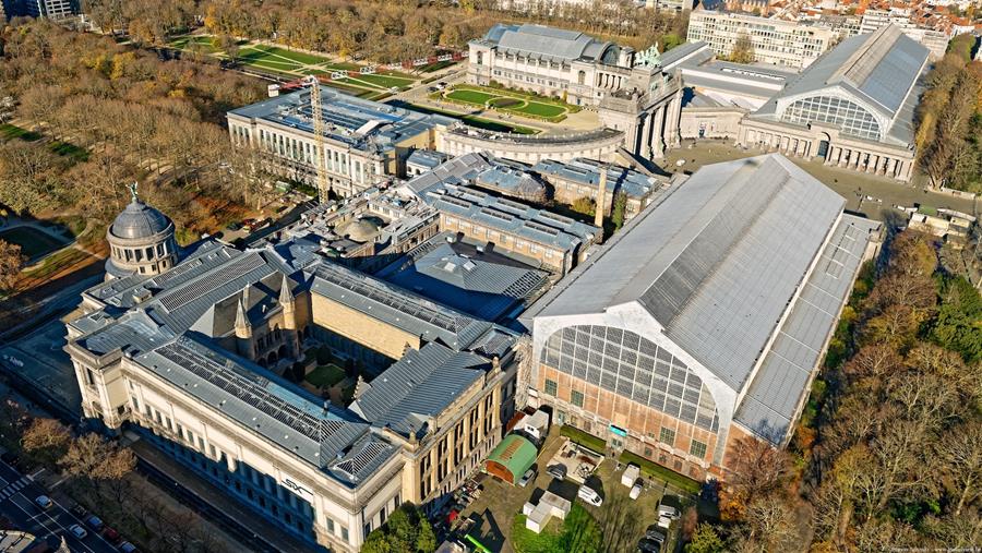 La rénovation des toitures du Musée Art & Histoire est bientôt terminée
