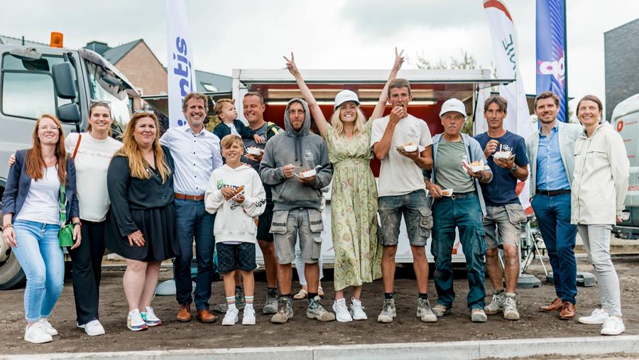 Bouwbedrijf Damman, Michielsen en VH Klinkerwerken hebben de plezantste werf van 't land