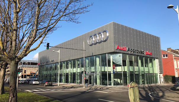 Le géant de l'automobile suisse construit son premier grand garage en Belgique